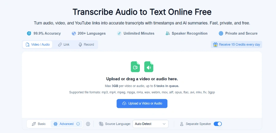 Audio Converter AI product preview