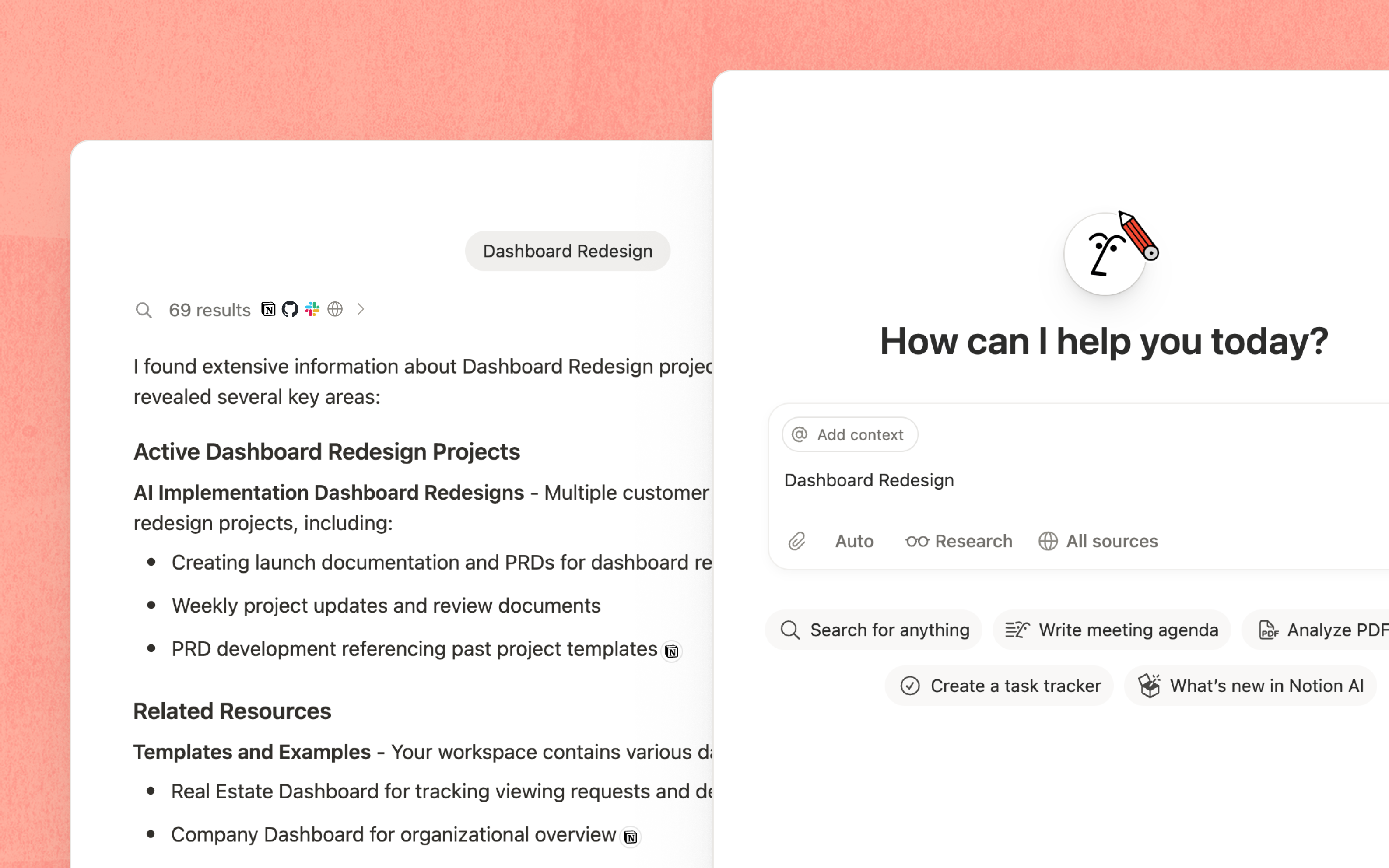 Notion AI product preview