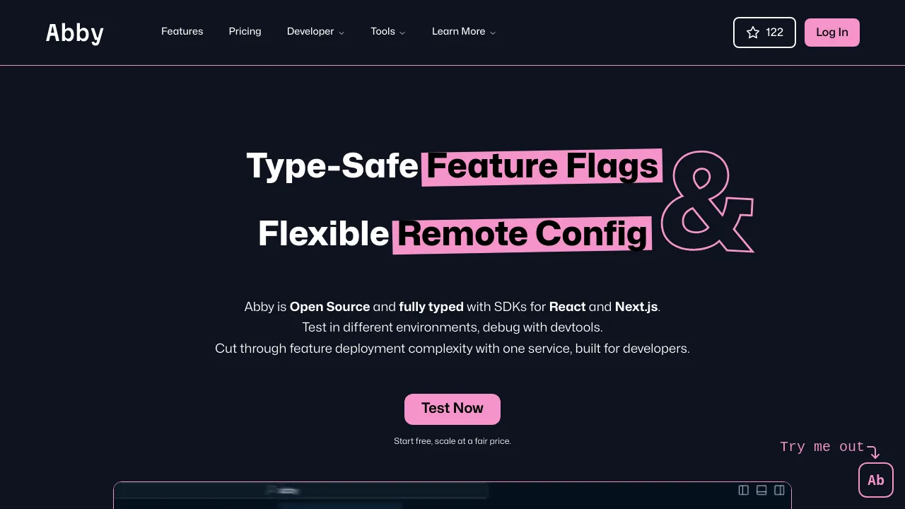 Abby product interface