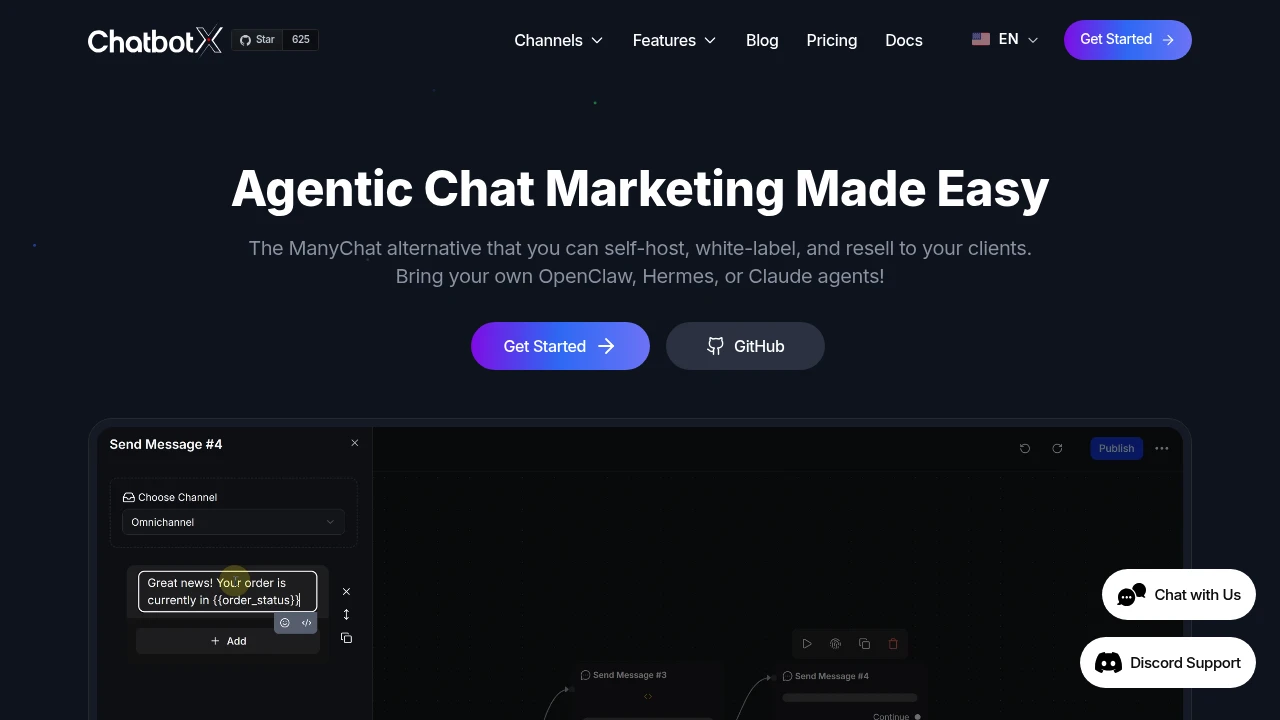 ChatbotX product preview
