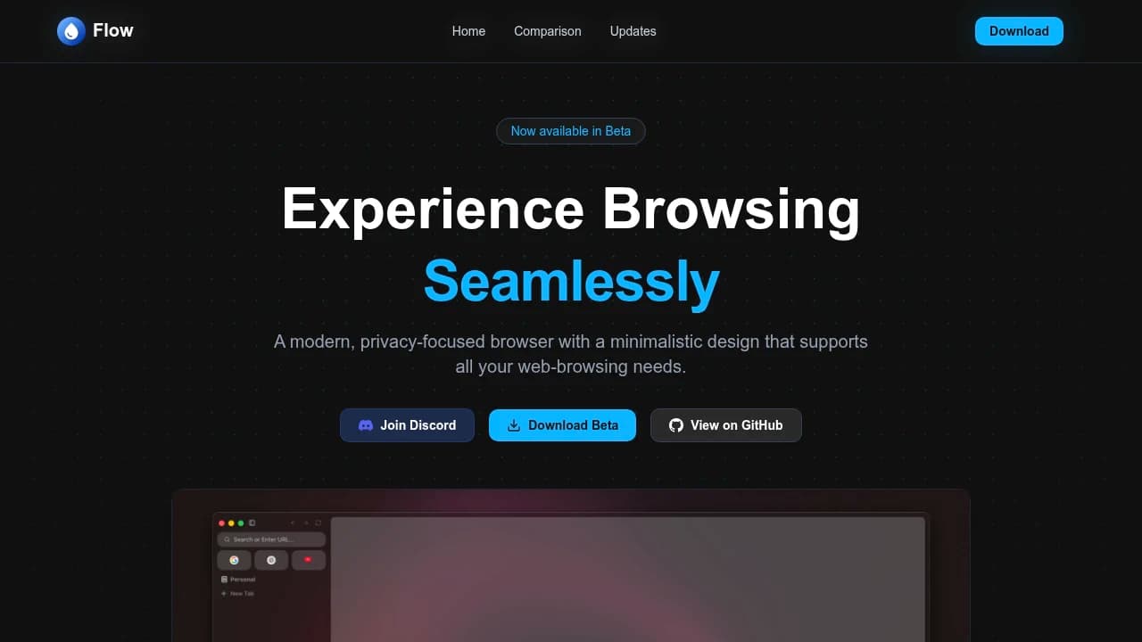 Flow product interface