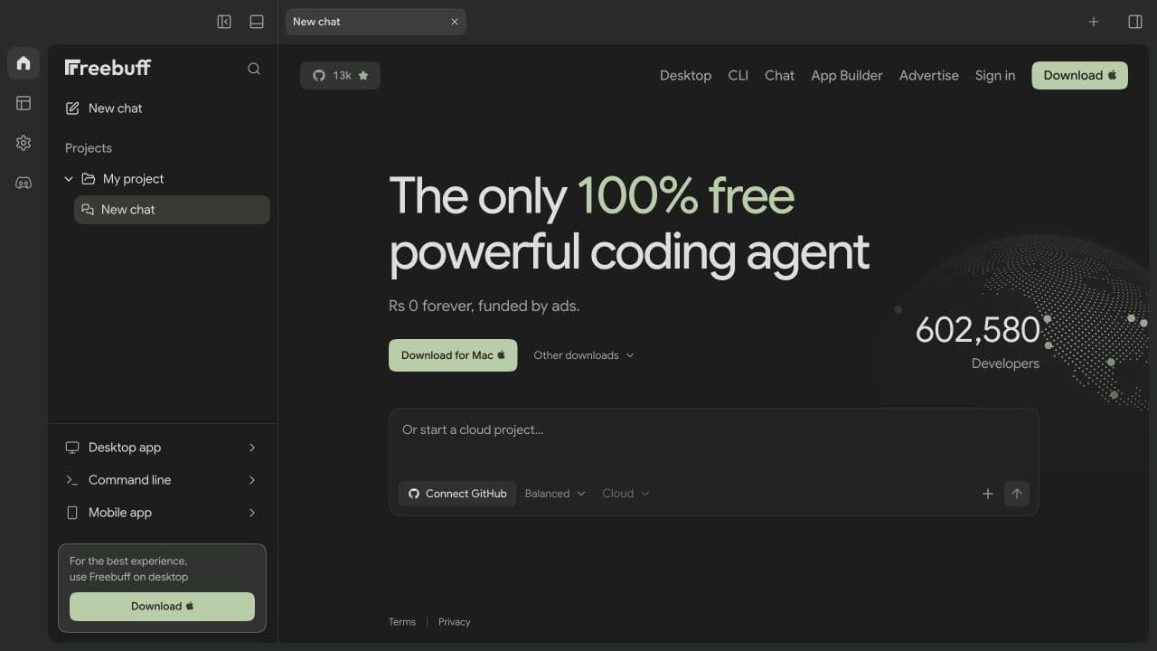 Freebuff product preview