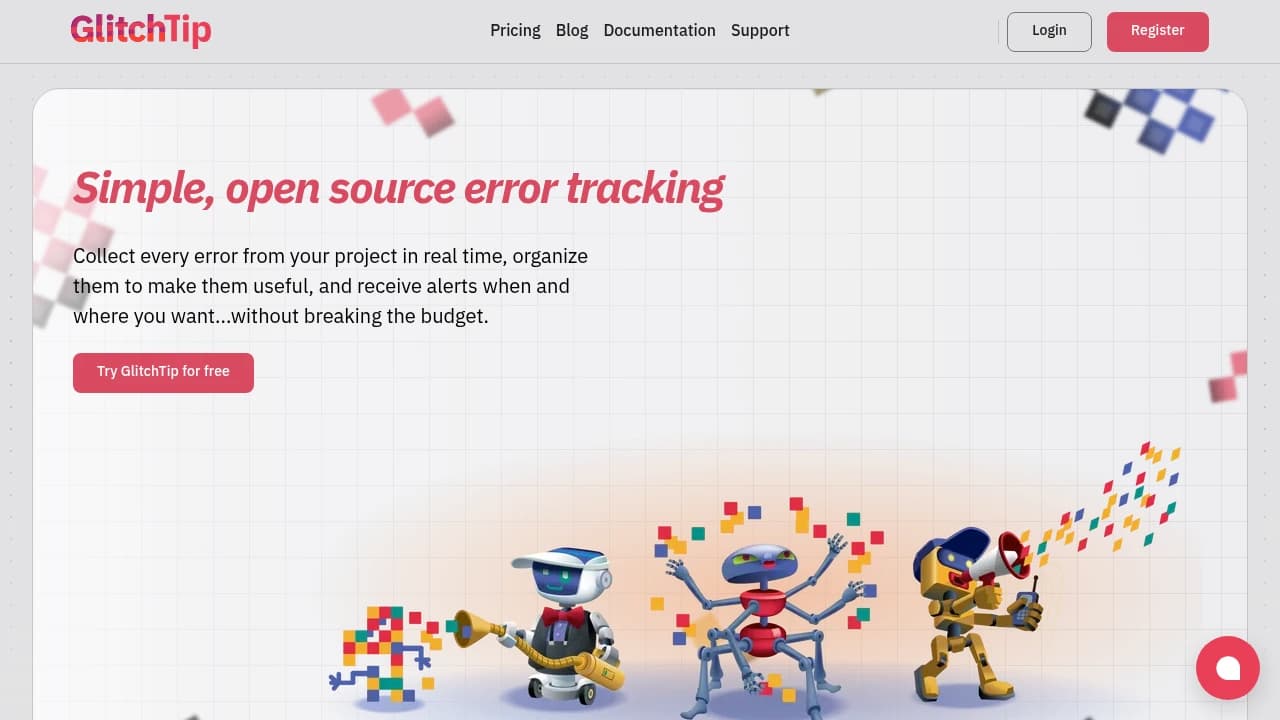 GlitchTip product interface