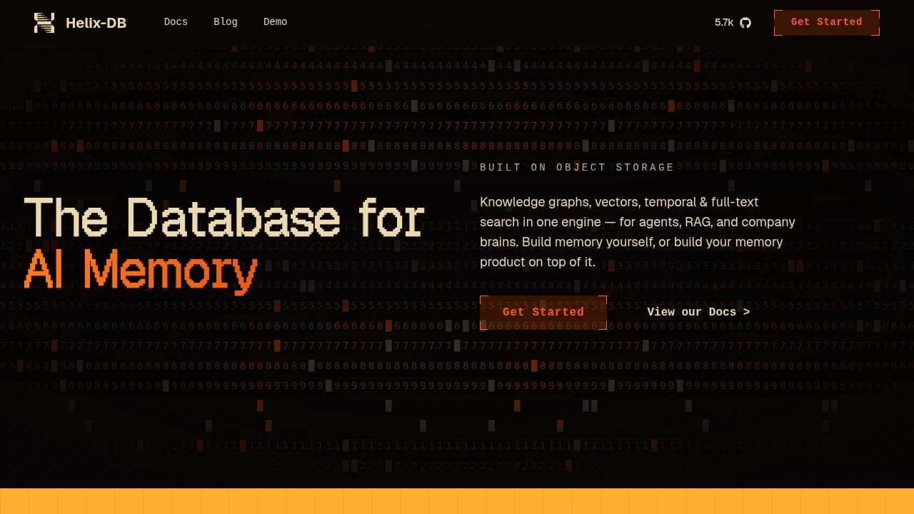 HelixDB product interface
