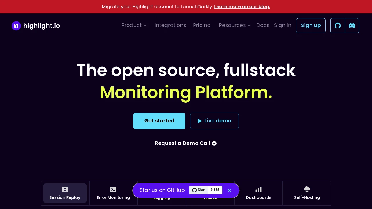 Highlight product interface