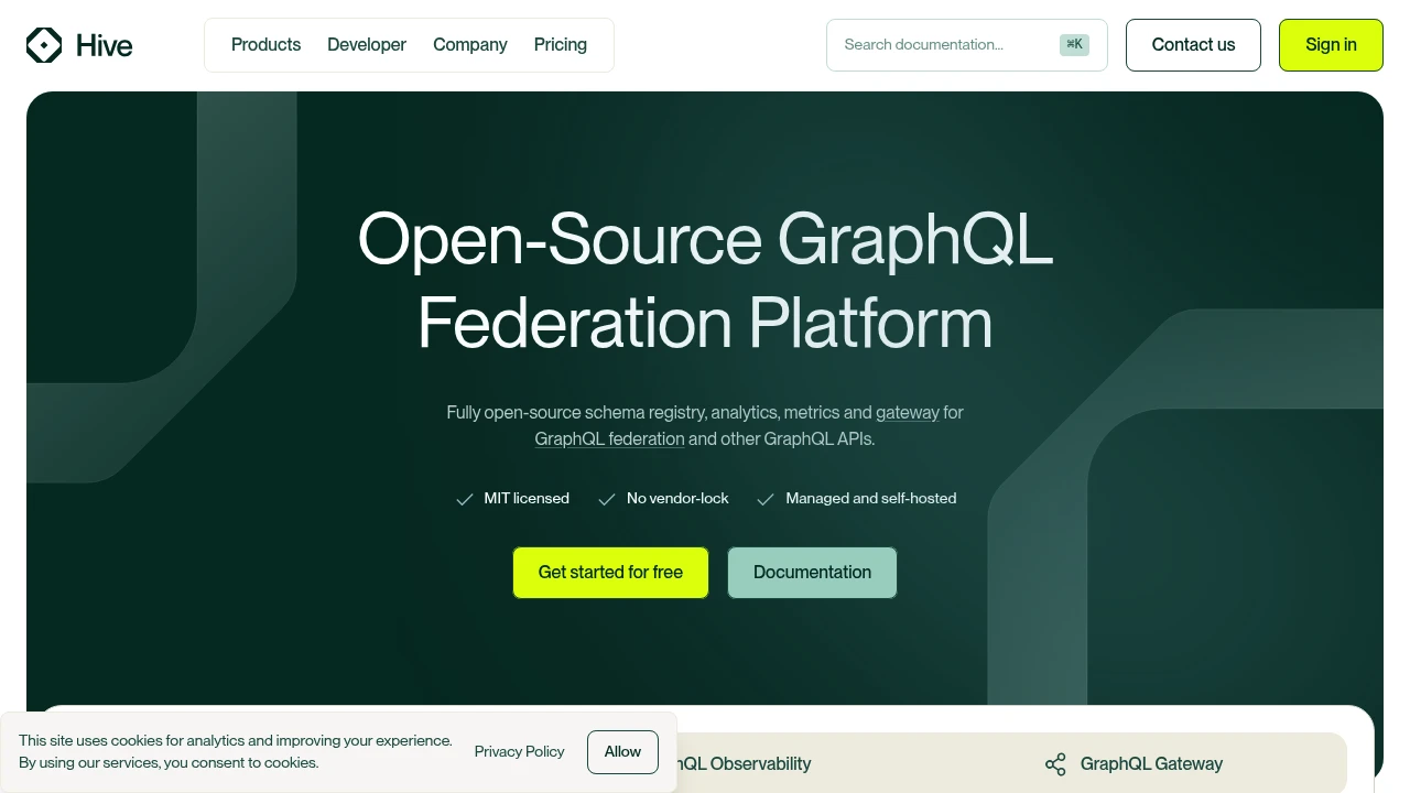 Hive product interface