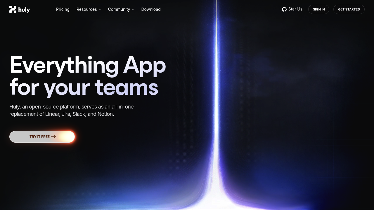 Huly product interface