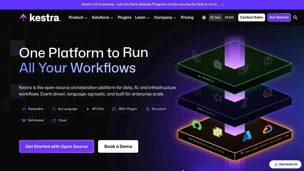 Kestra product interface