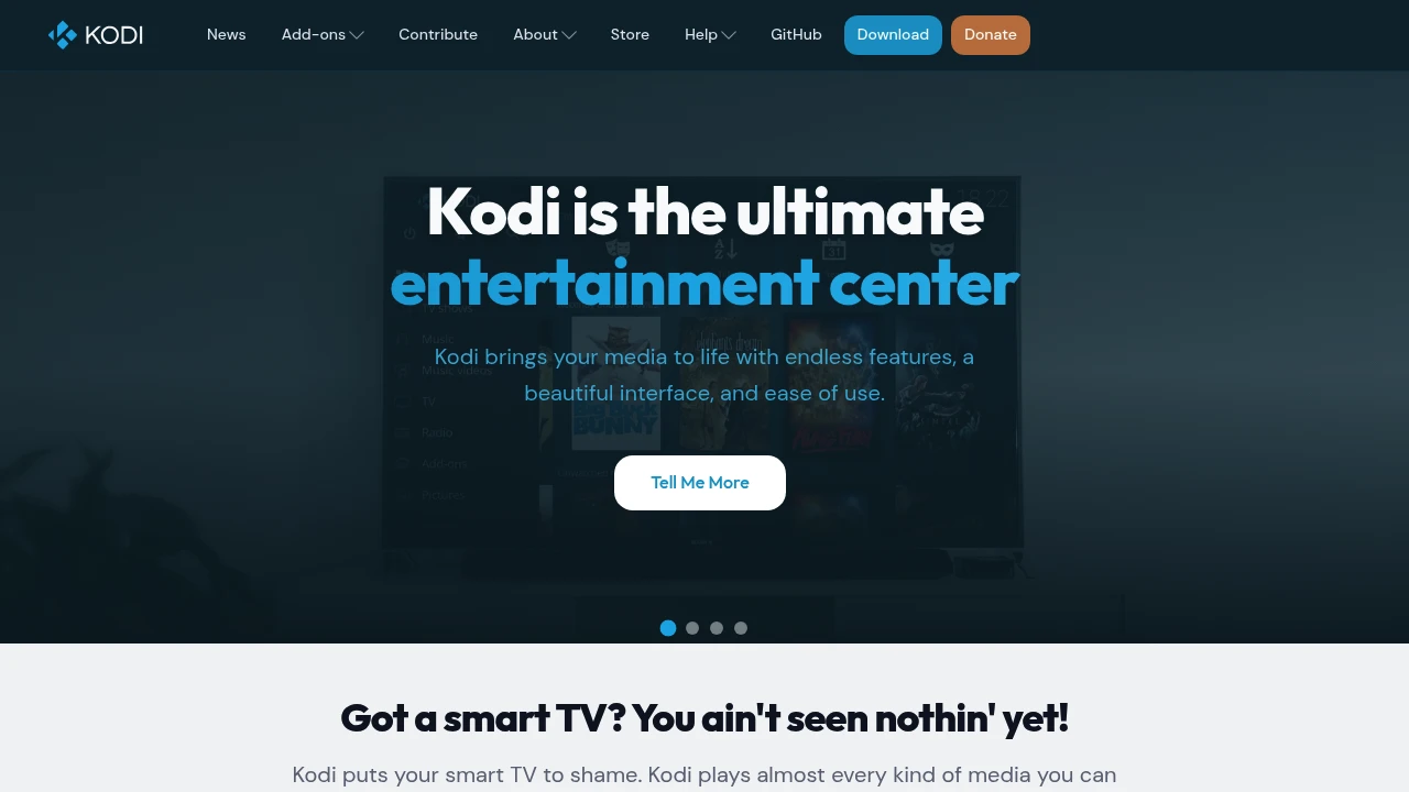Kodi product interface