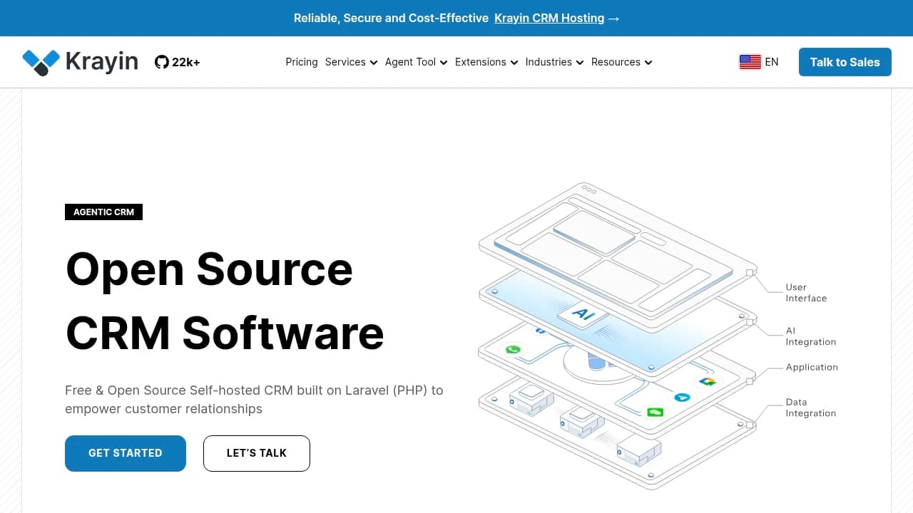 Krayin product interface