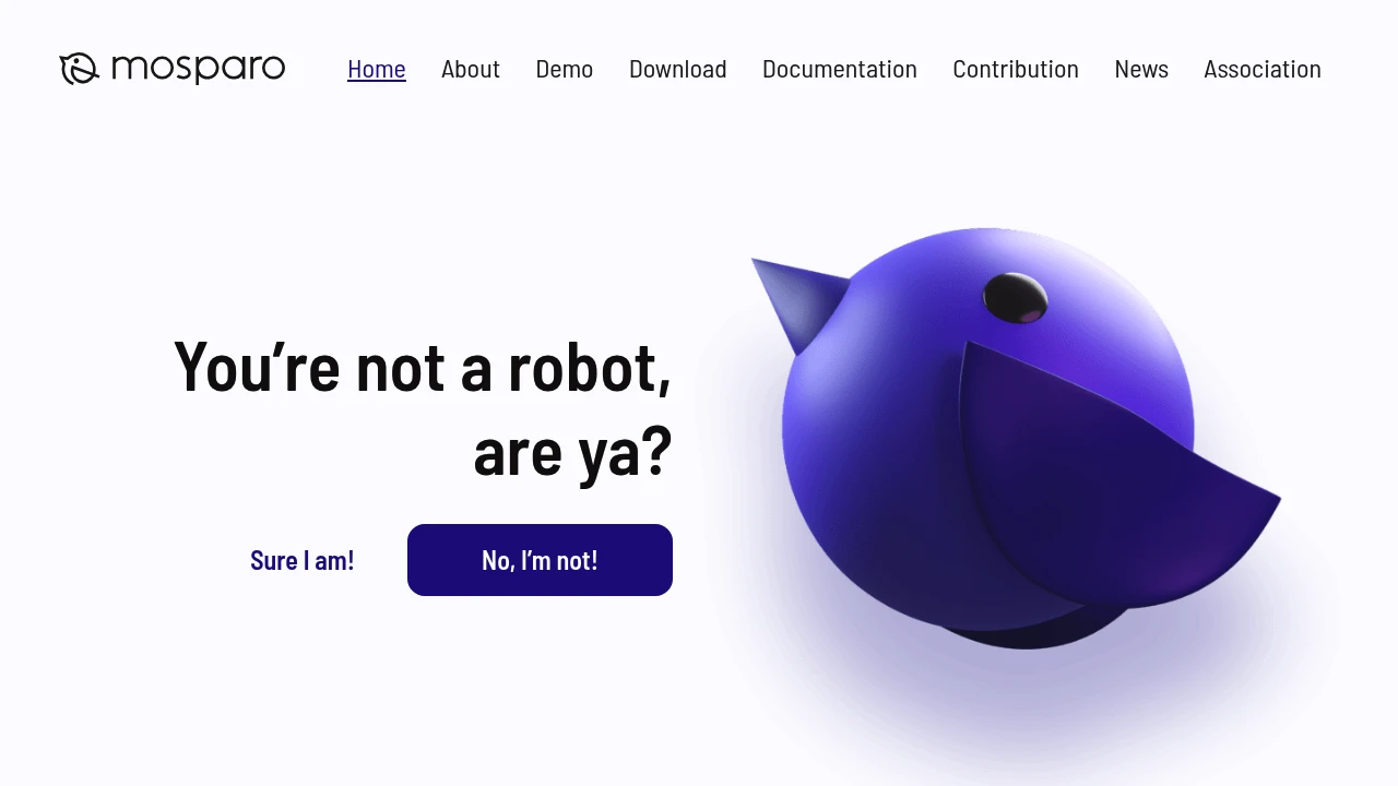 Mosparo product interface