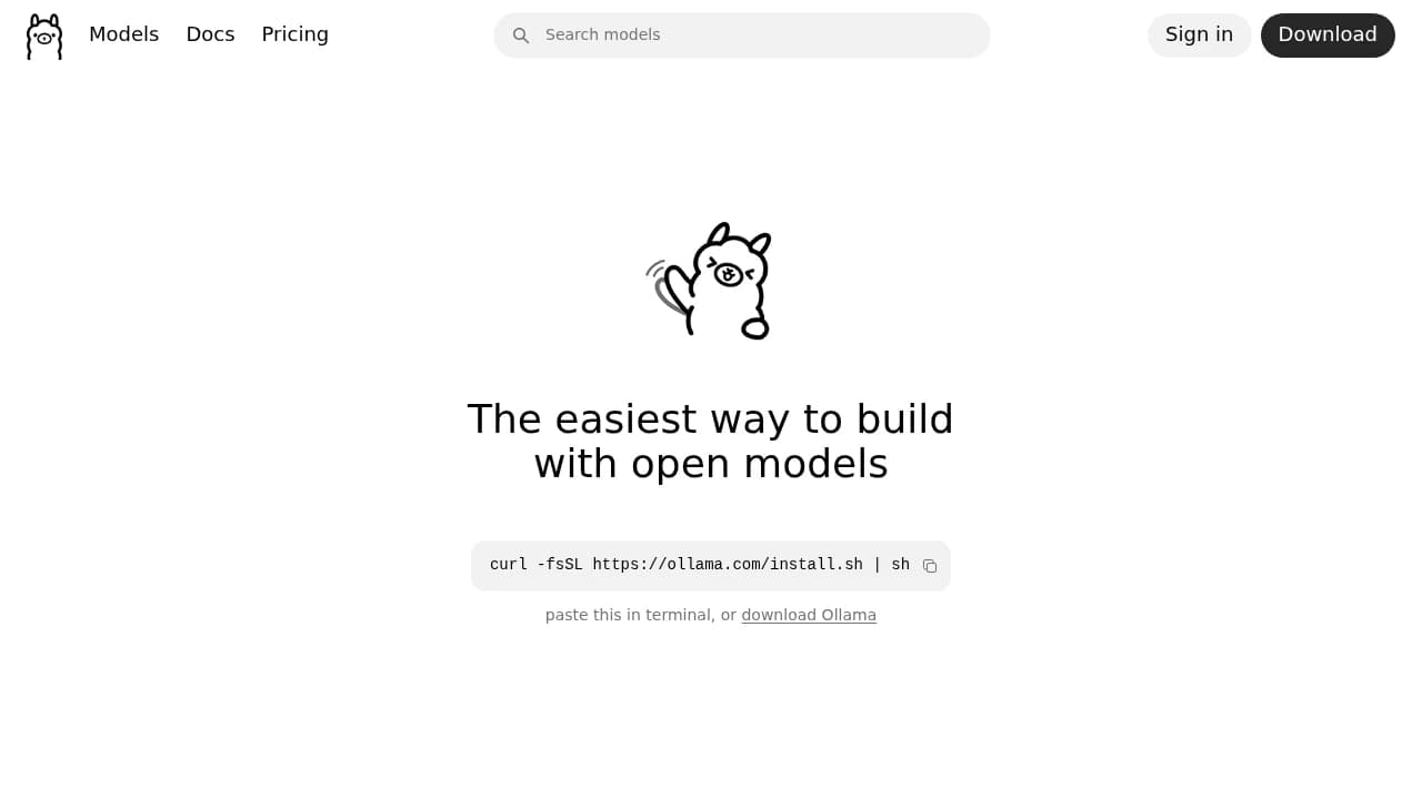 Ollama product preview