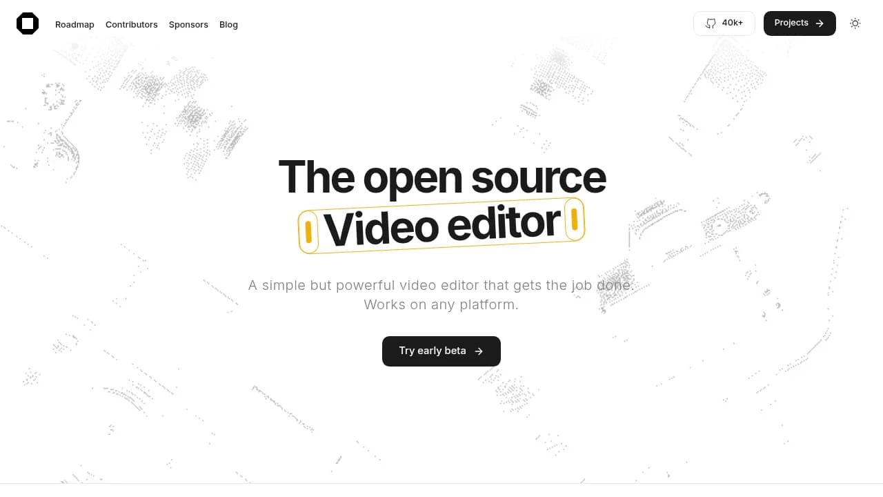 OpenCut product interface