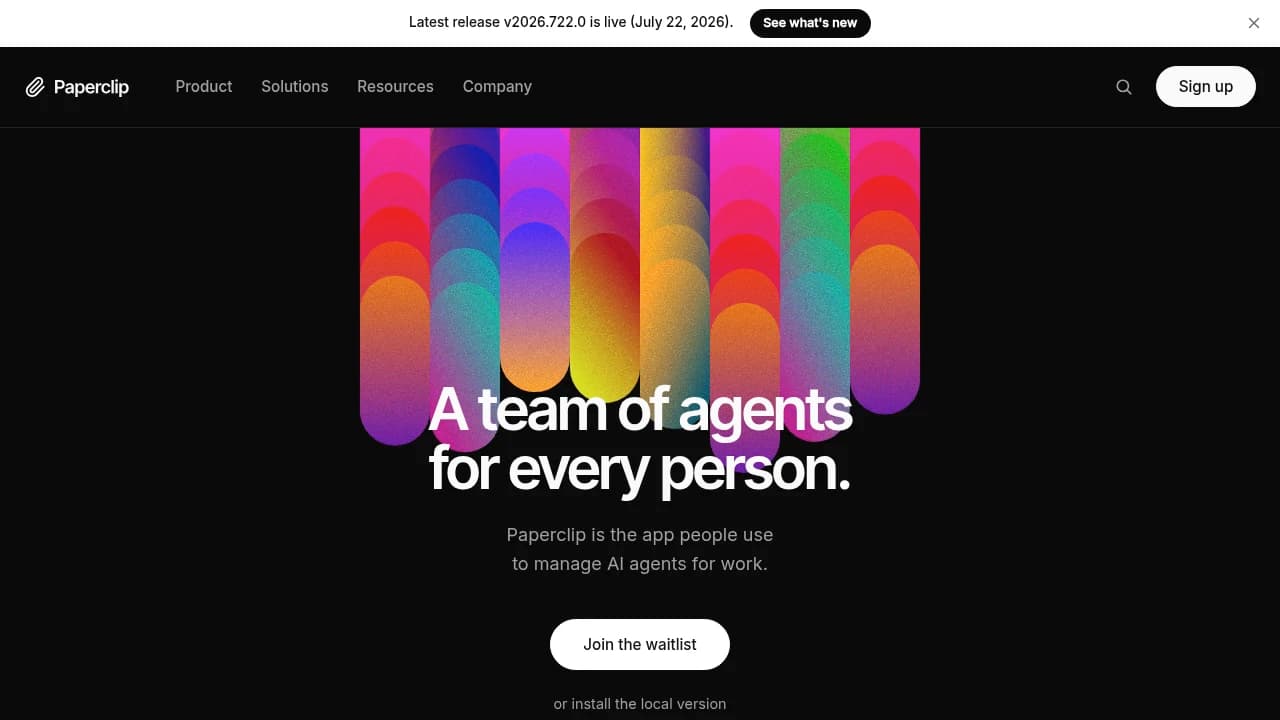 Paperclip product preview