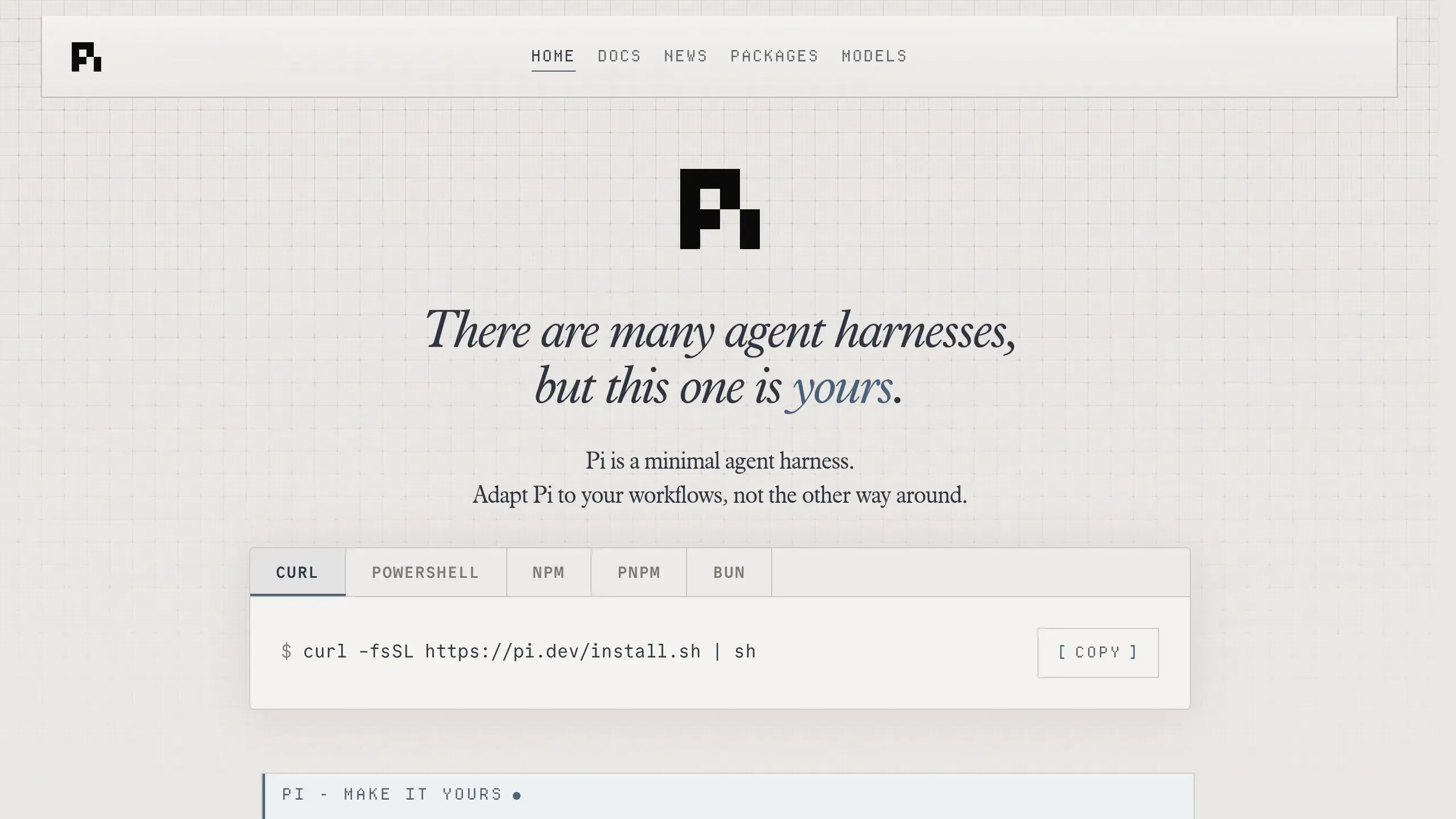 pi product preview