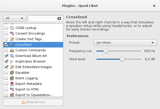 Quod Libet product interface