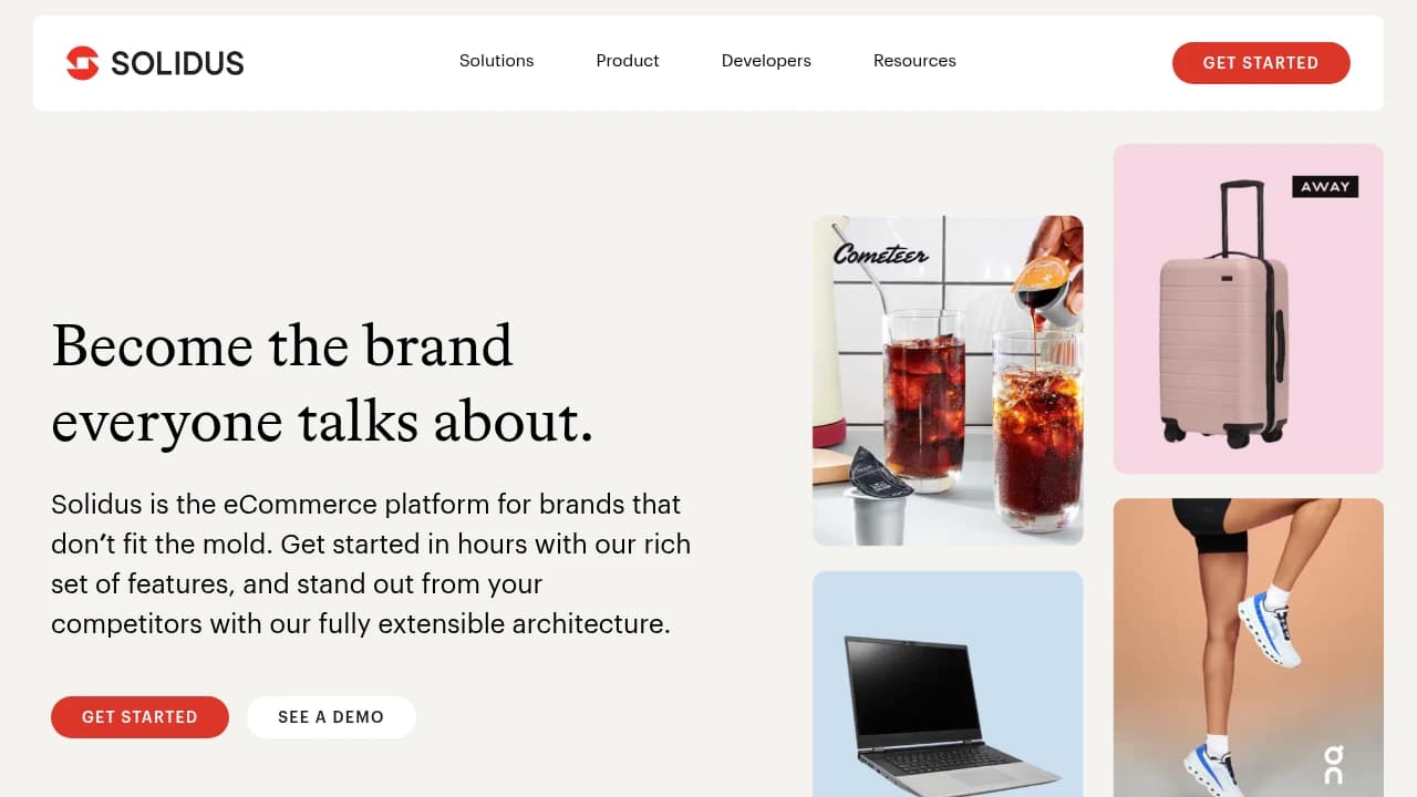 Solidus product interface