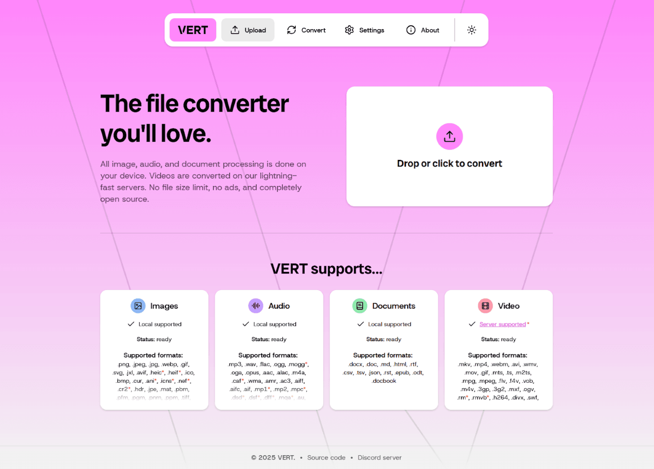 VERT product preview