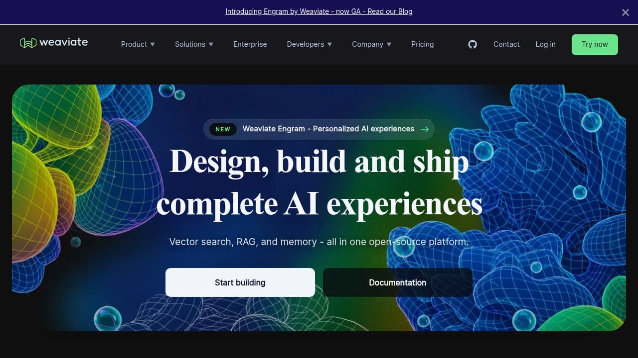 Weaviate product interface