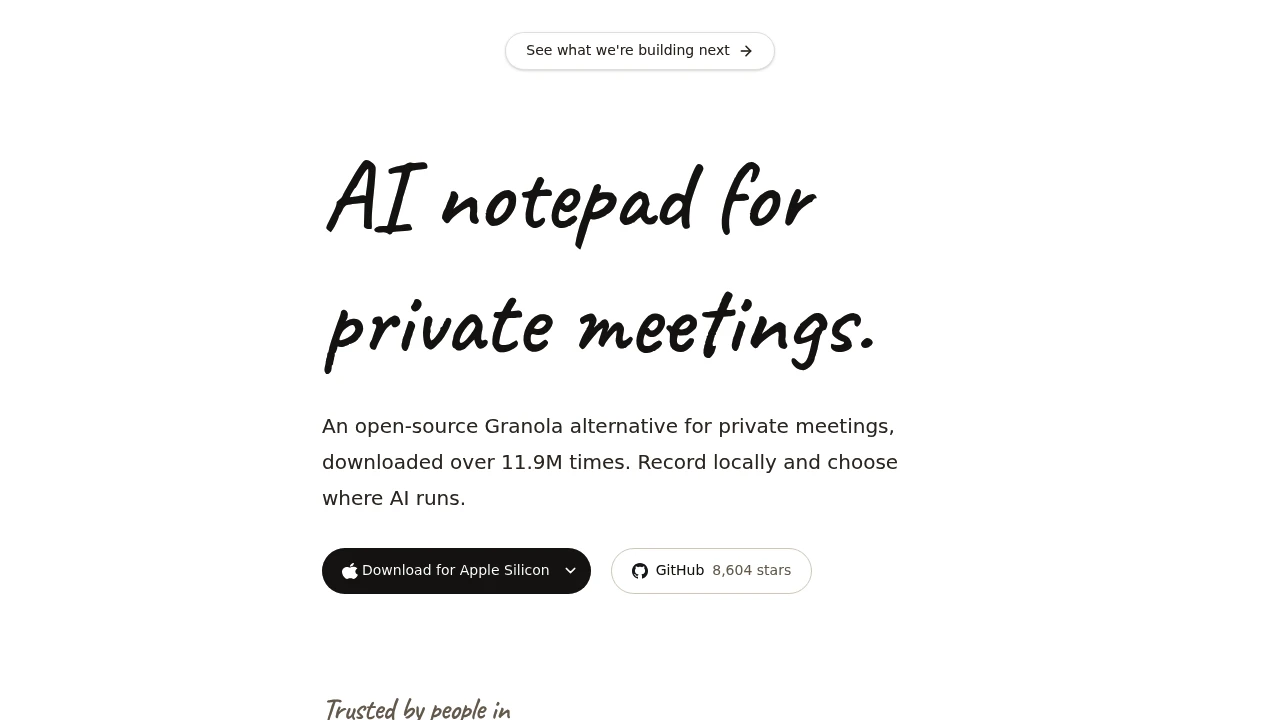 Anarlog product interface