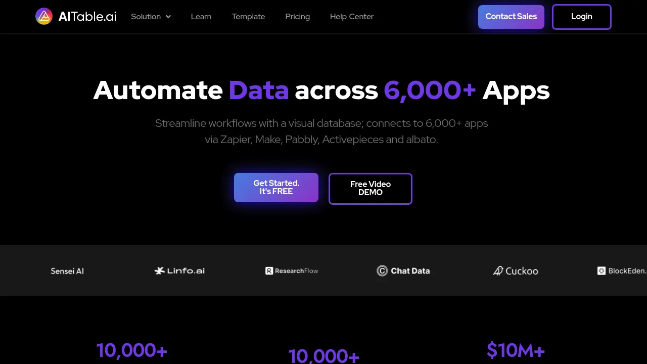 AITable product interface
