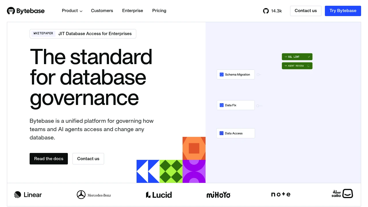 Bytebase product interface