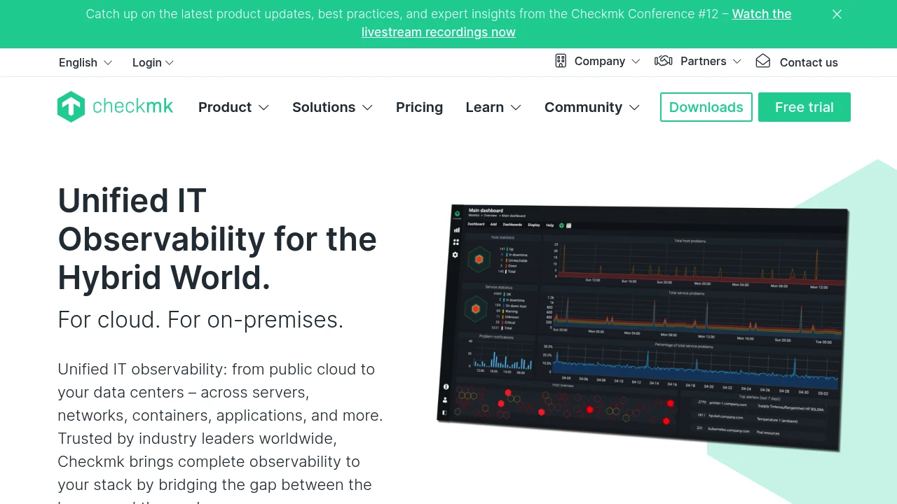 Checkmk product interface