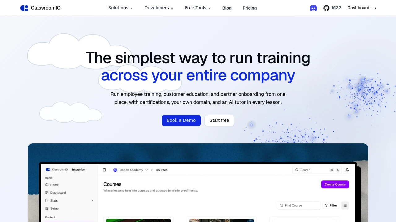 ClassroomIO product interface