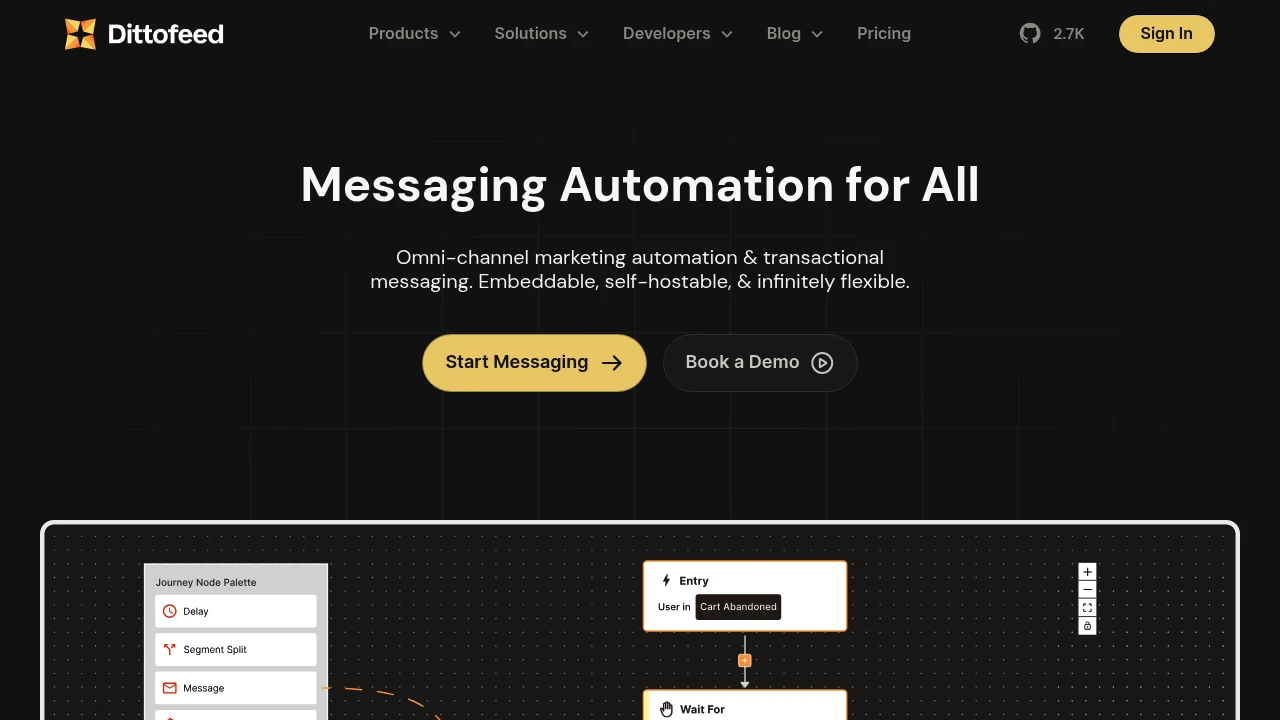 Dittofeed product interface