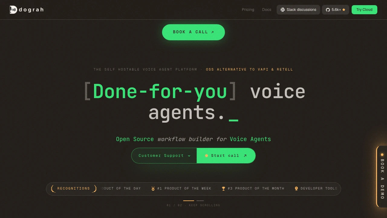 Dograh product interface