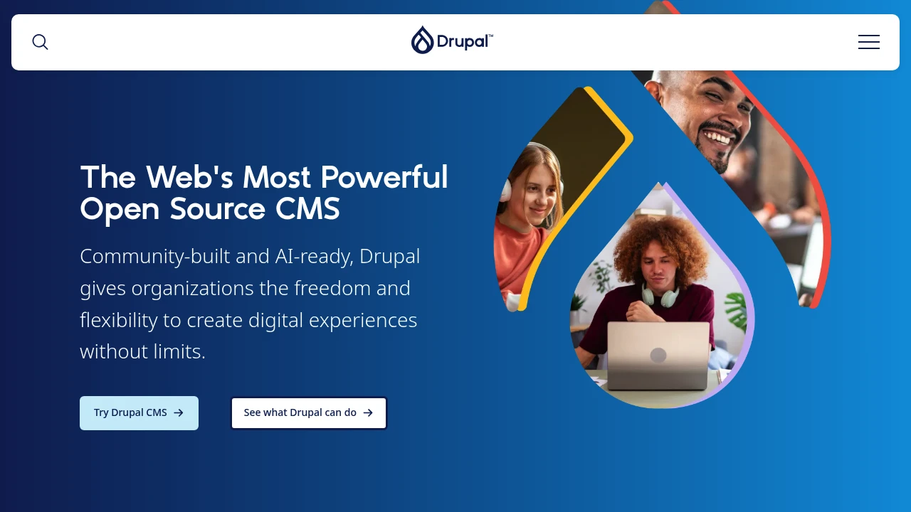 Drupal product interface