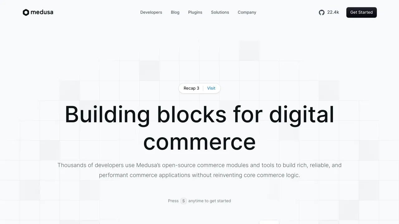 Medusa product interface