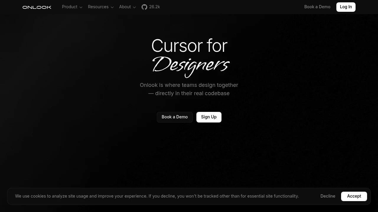 Onlook product interface
