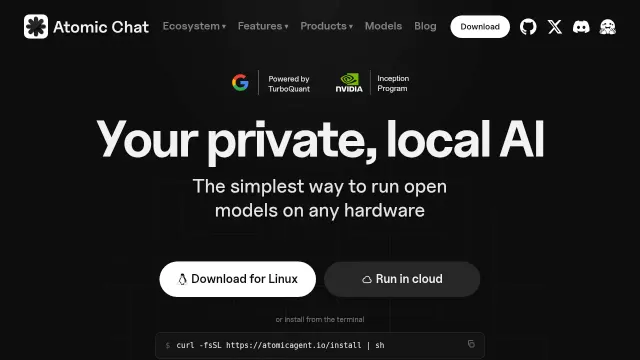 Atomic Chat product preview