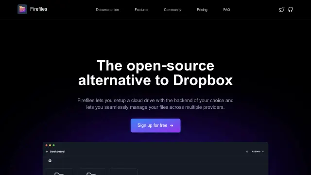 Firefiles product interface