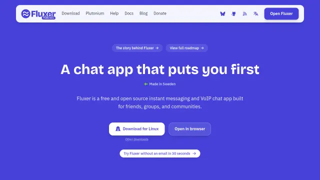 Fluxer product interface