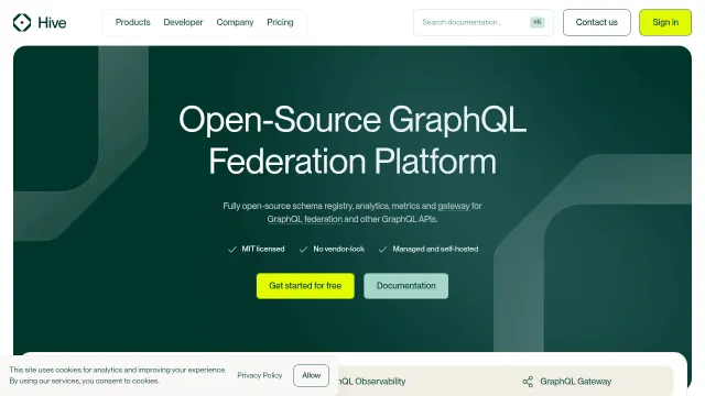 Hive product interface