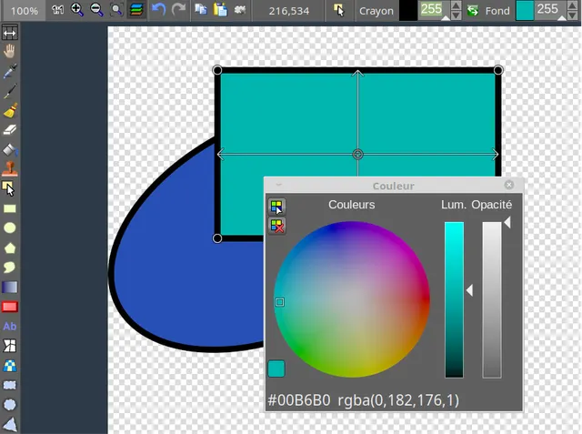 LazPaint product interface