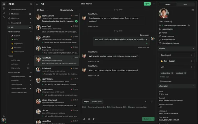 LibreDesk product interface