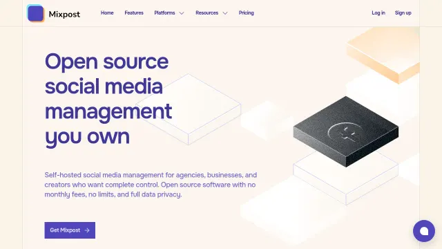 Mixpost product interface