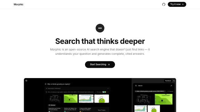 Morphic product interface