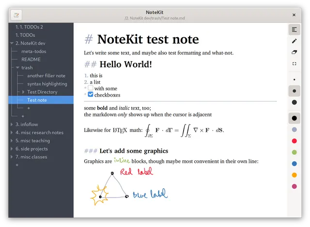 NoteKit product interface