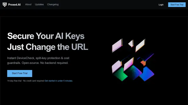 Proxed AI product interface