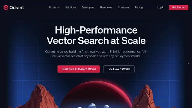 Qdrant product interface