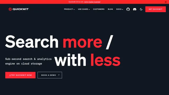 Quickwit product interface
