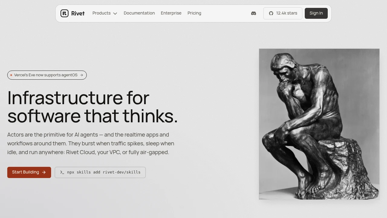 Rivet product interface
