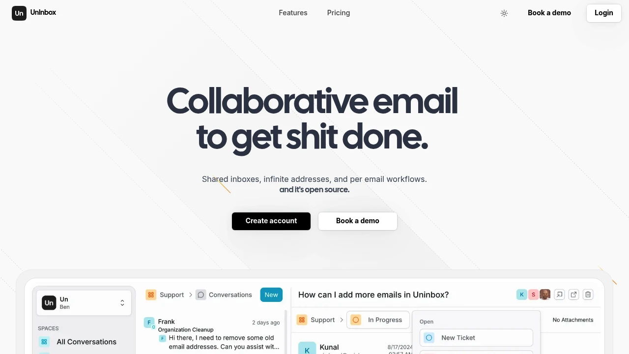 UnInbox product interface
